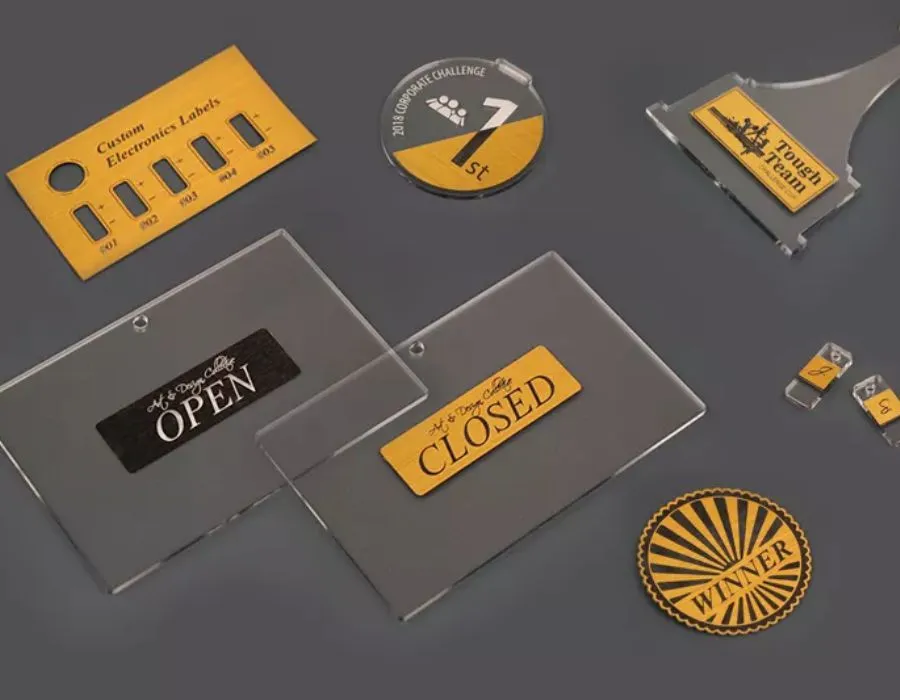 Acrylic Labels