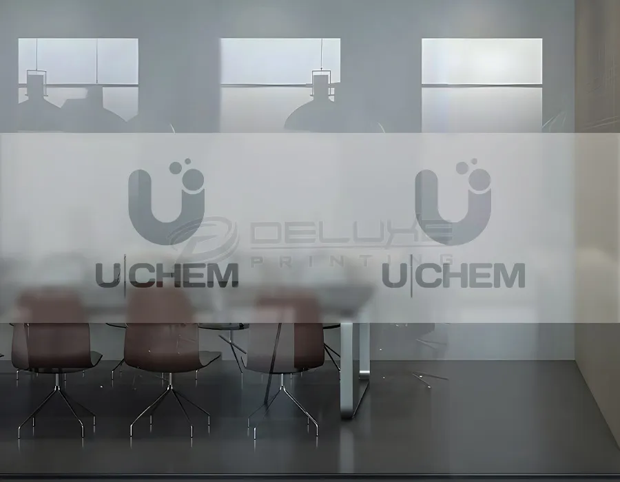 Standard Cut Frosted Sticker