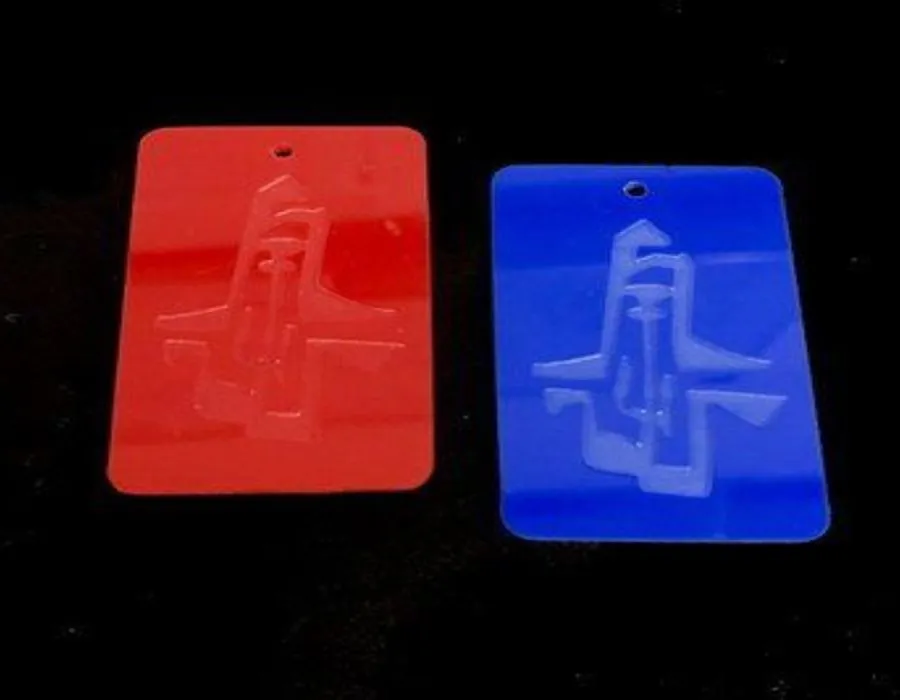 Colored Acrylic with Laser Engraved Labels